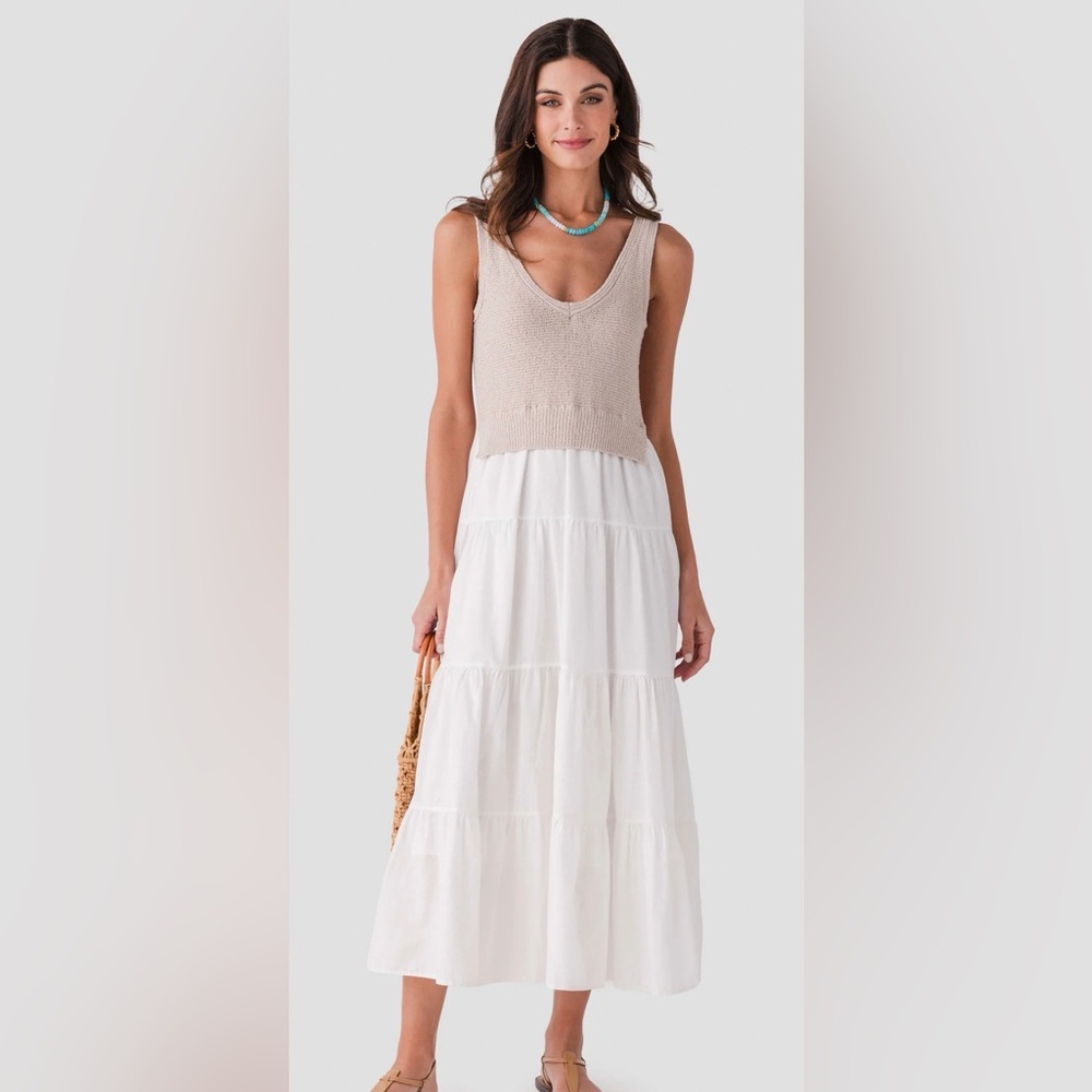 NWT Social Threads Elan Mixed Media dress - size Large